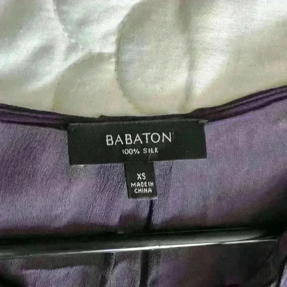 Aritzia Babaton 100% silk purple dress  xs - Picture 9 of 14